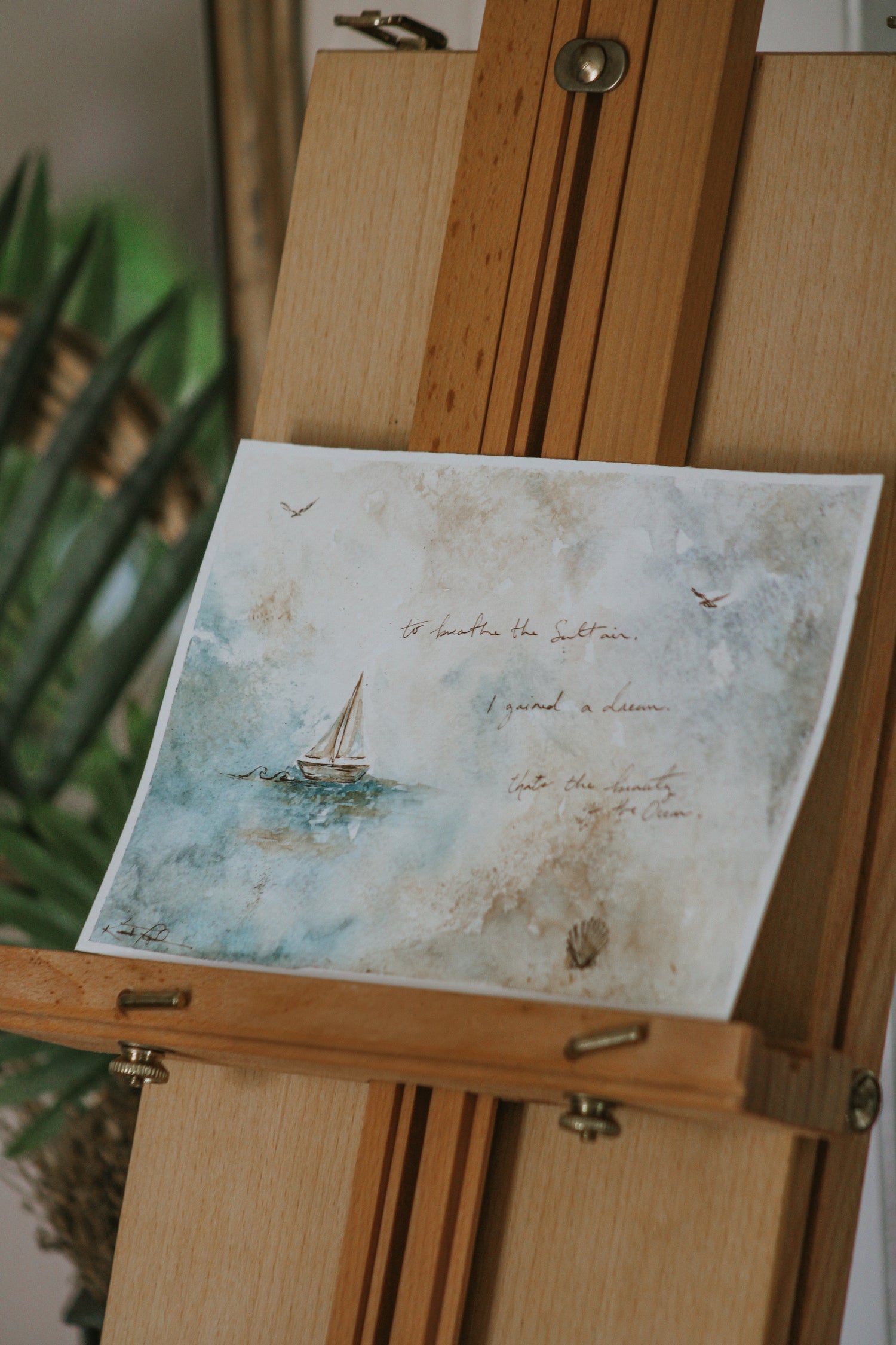 In Return | Original Fine Art Painting + Poem