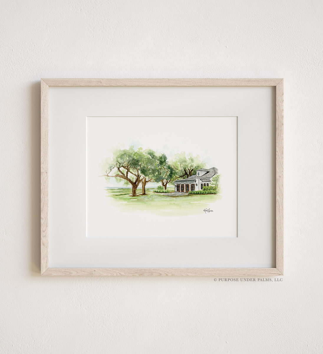 River House at Lowndes Grove Venue Art Print