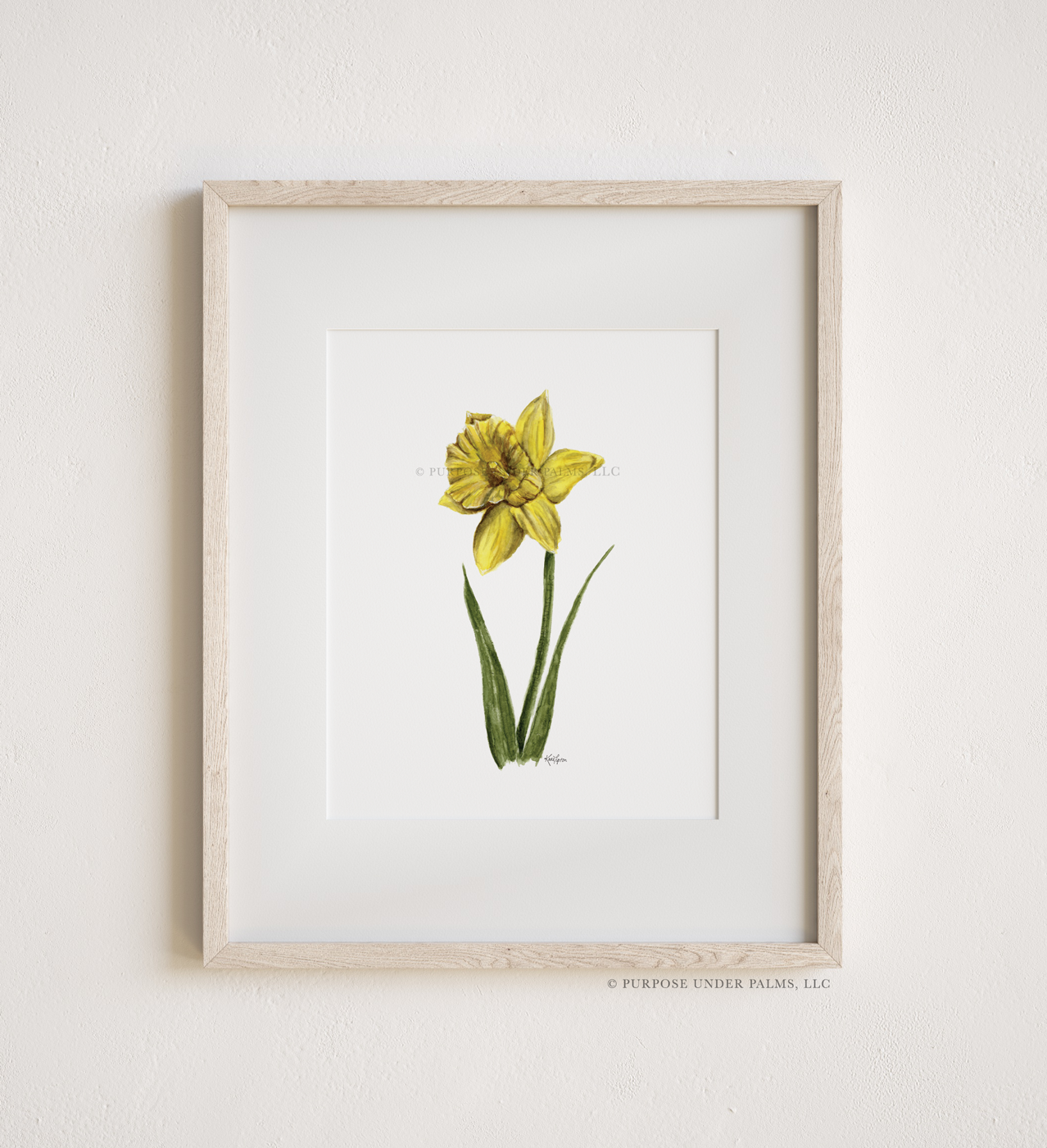 March Birth Flower | Daffodil Art Print