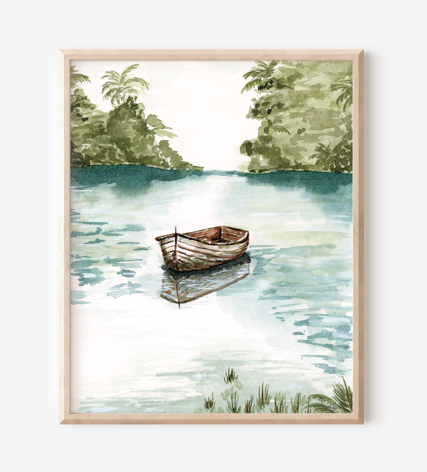 Saltwater Solitude 8x10 Art Print