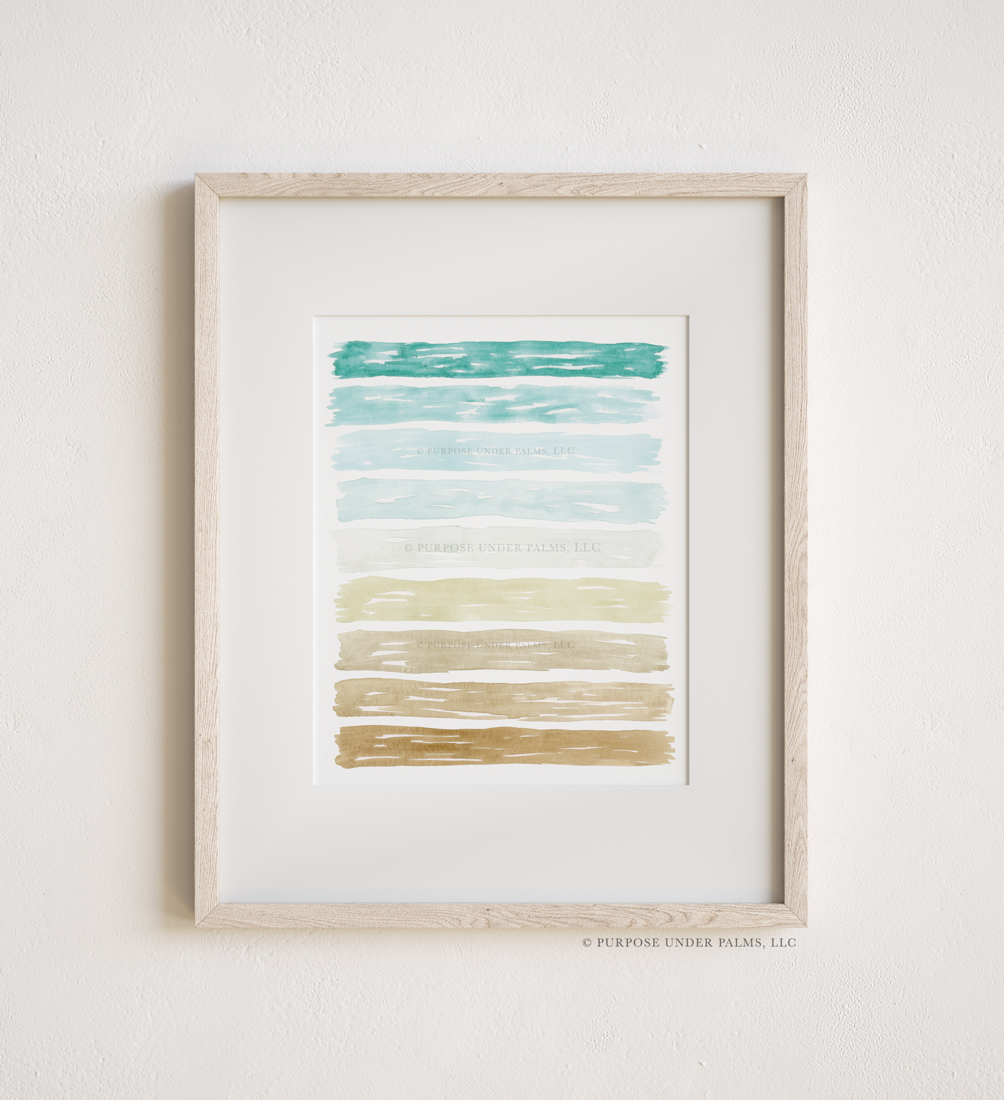 Sea Salt Sand 8x10 Art Print