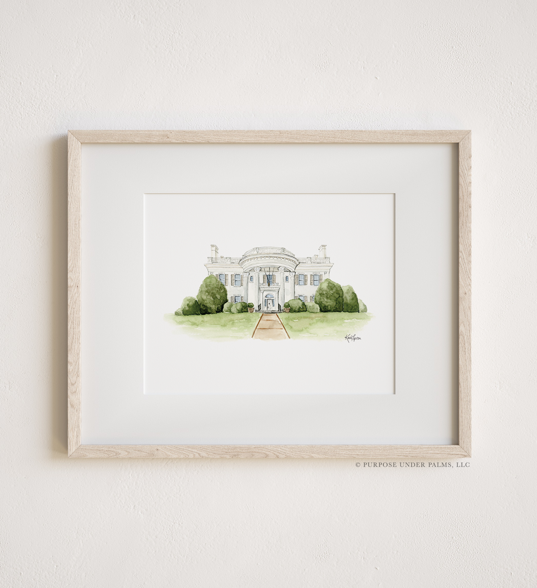 The Allandale Mansion Art Print