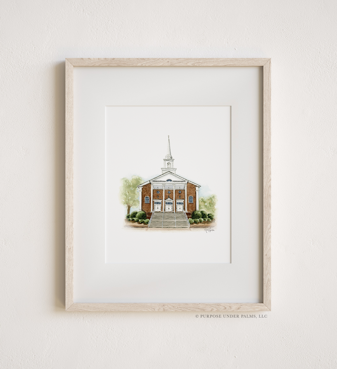 Bethany United Methodist Church Art Print