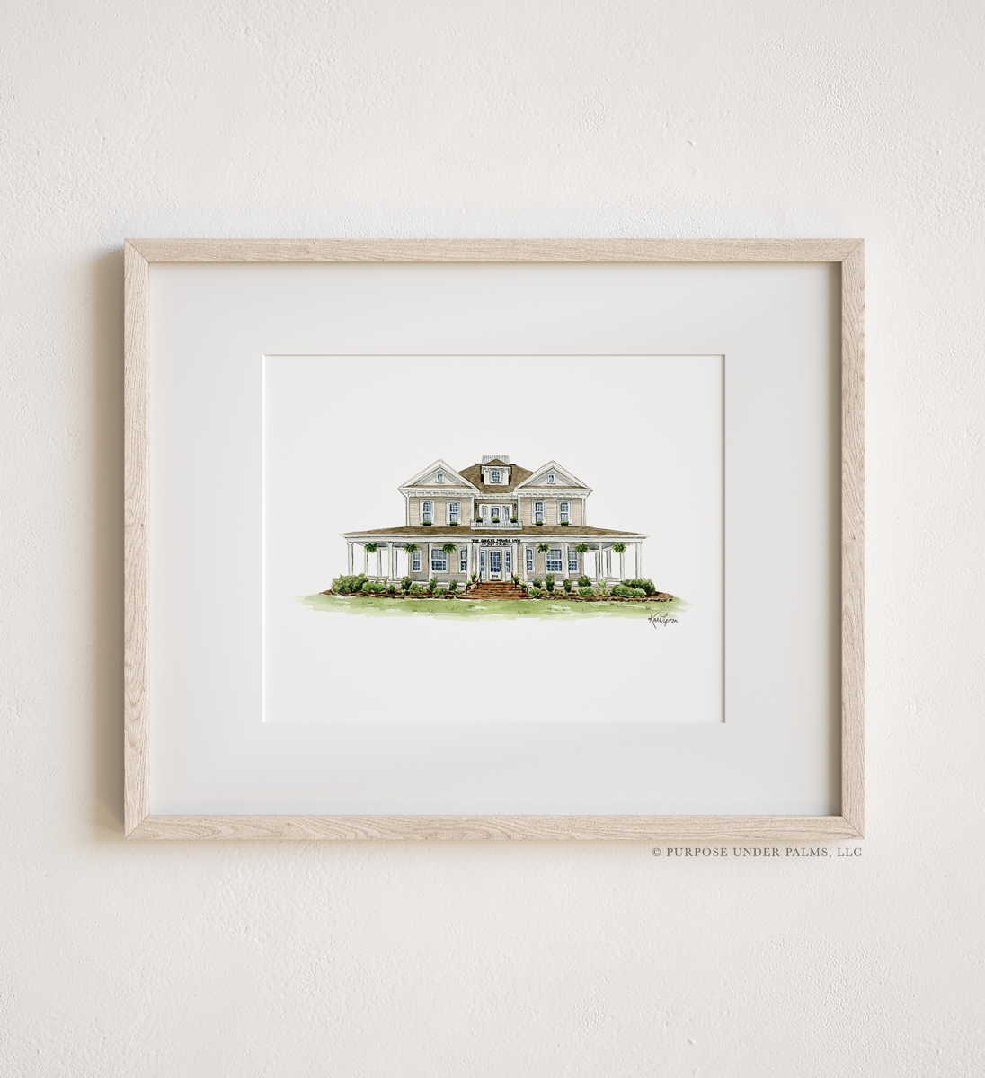 Burke Manor Inn Art Print