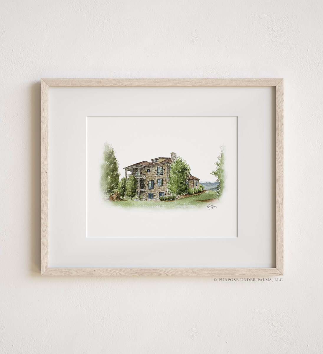 Chateau Selah Venue Art Print