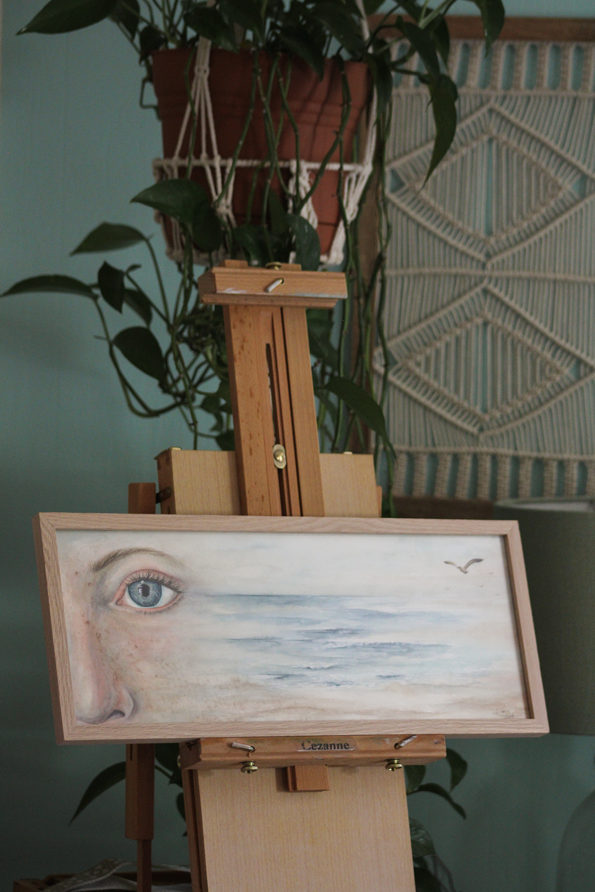 Effortless Synchronicity | Original Fine Art Painting + Poem