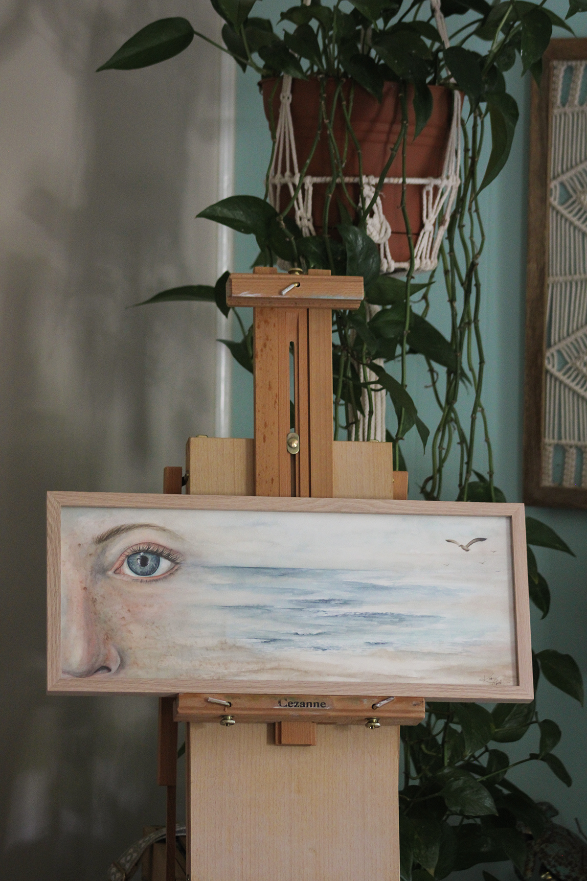 Effortless Synchronicity | Original Fine Art Painting + Poem