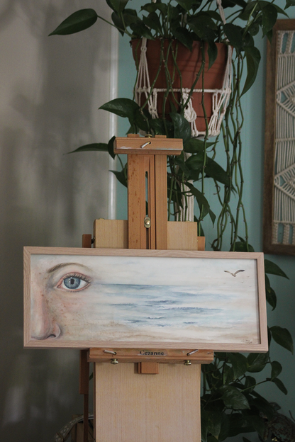 Effortless Synchronicity | Original Fine Art Painting + Poem