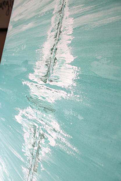&quot;Losing Sight of the Shore&quot; Original Fine Art Painting