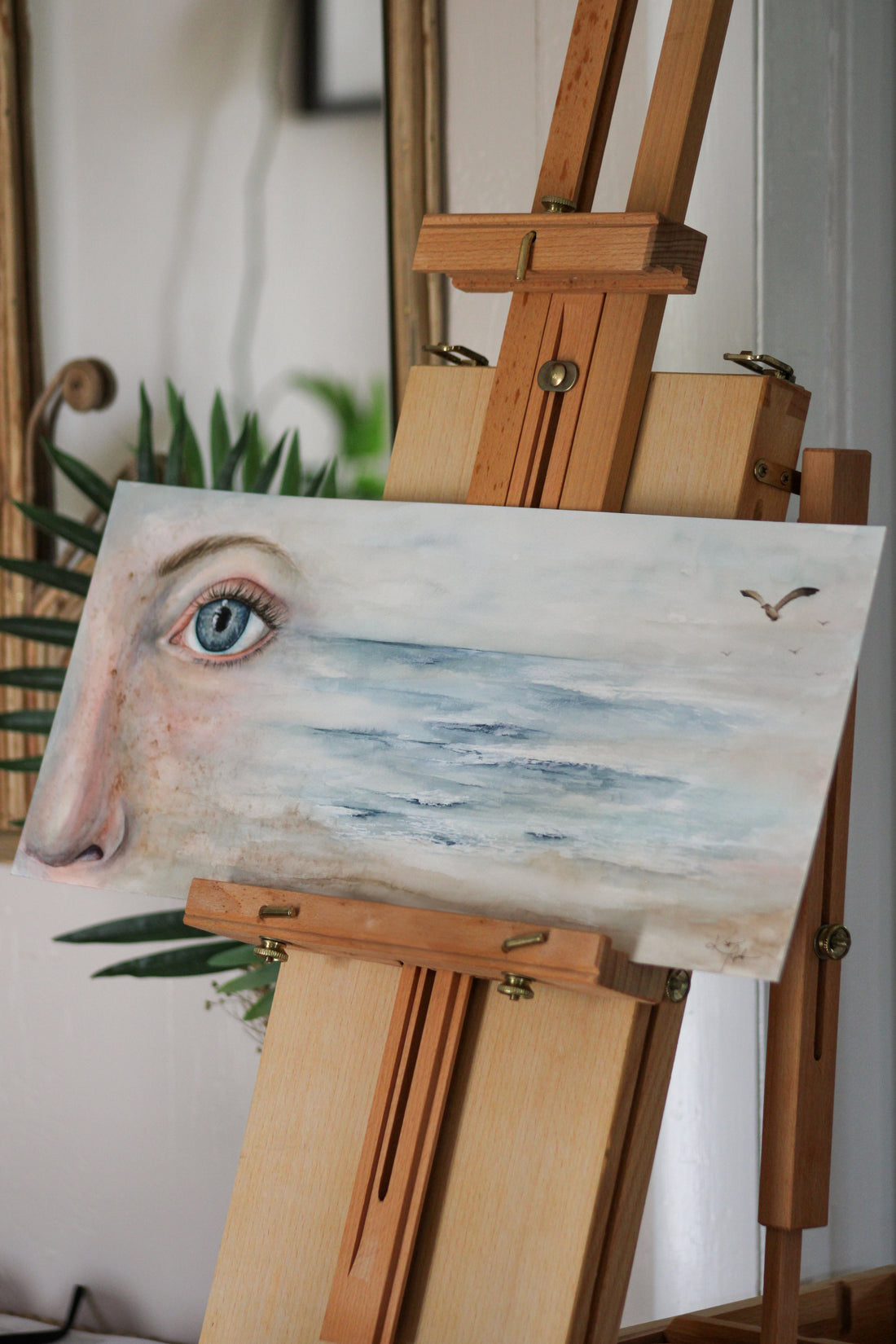 Effortless Synchronicity | Original Fine Art Painting + Poem