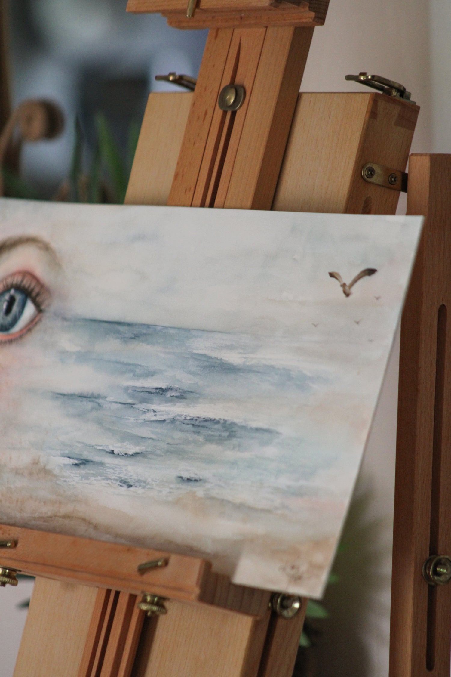 Effortless Synchronicity | Original Fine Art Painting + Poem