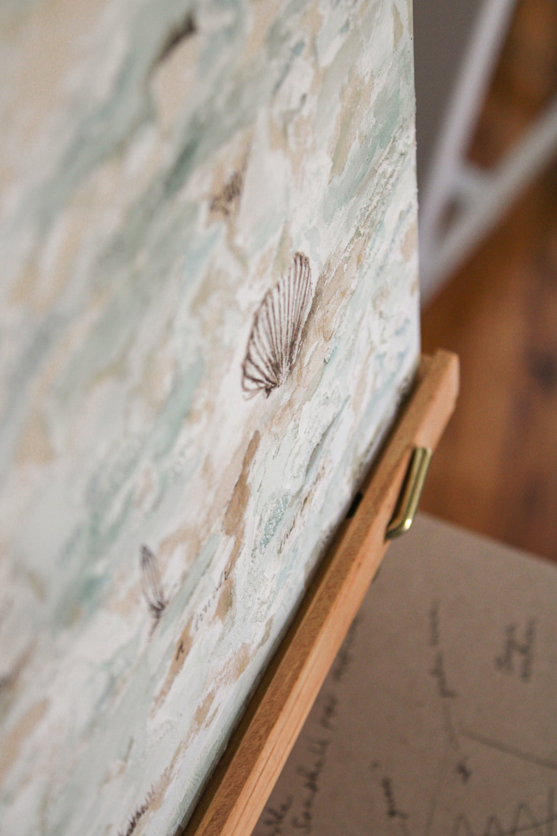 Imprinted by Touch | Original Fine Art Painting + Poem