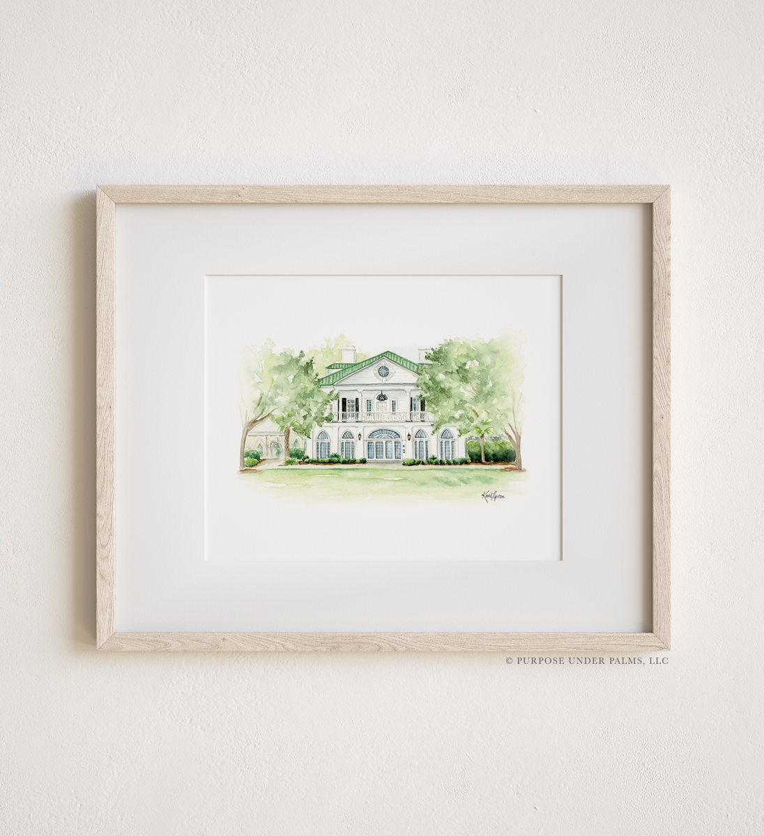 Lowndes Grove Venue Art Print