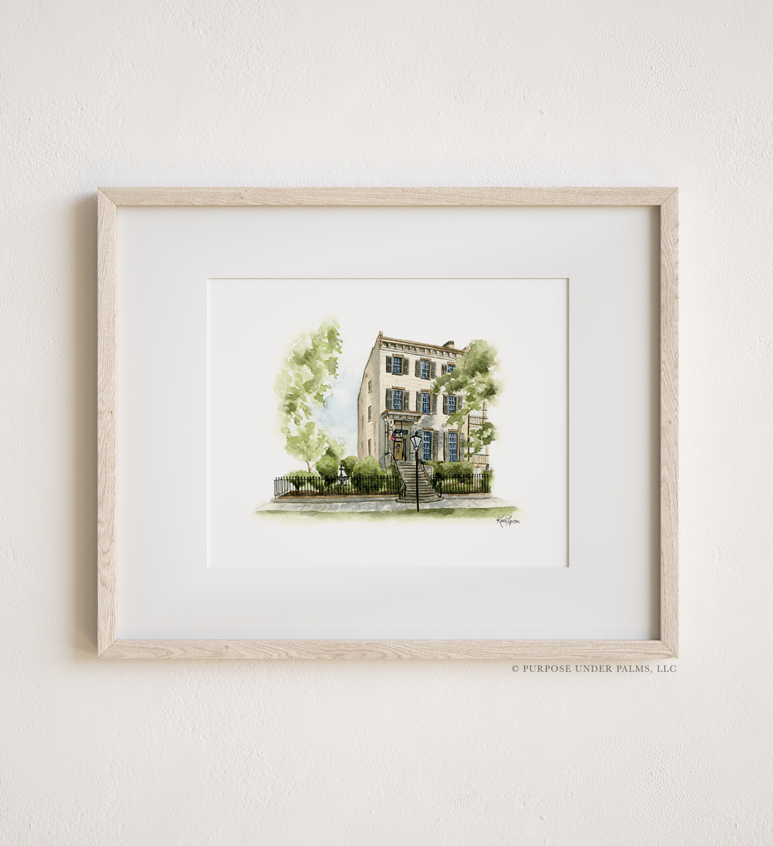 The Gastonian | Savannah, GA Art Print