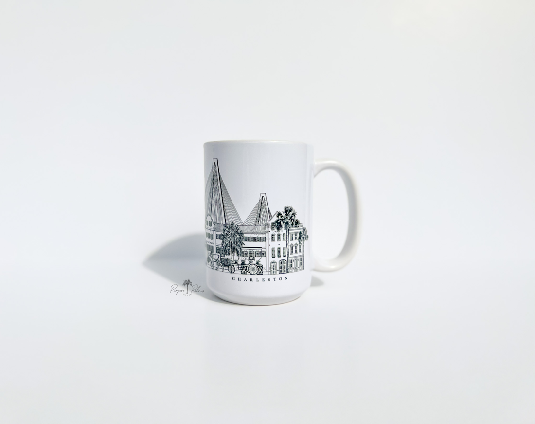 Charleston Skyline + Landmark Mug