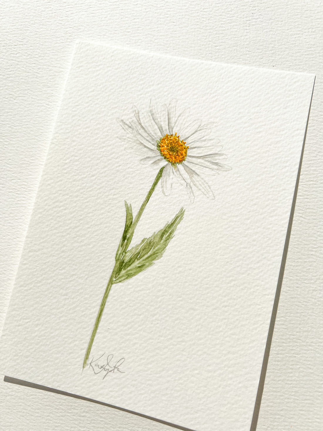 April Birth Flower | Daisy Original Painting