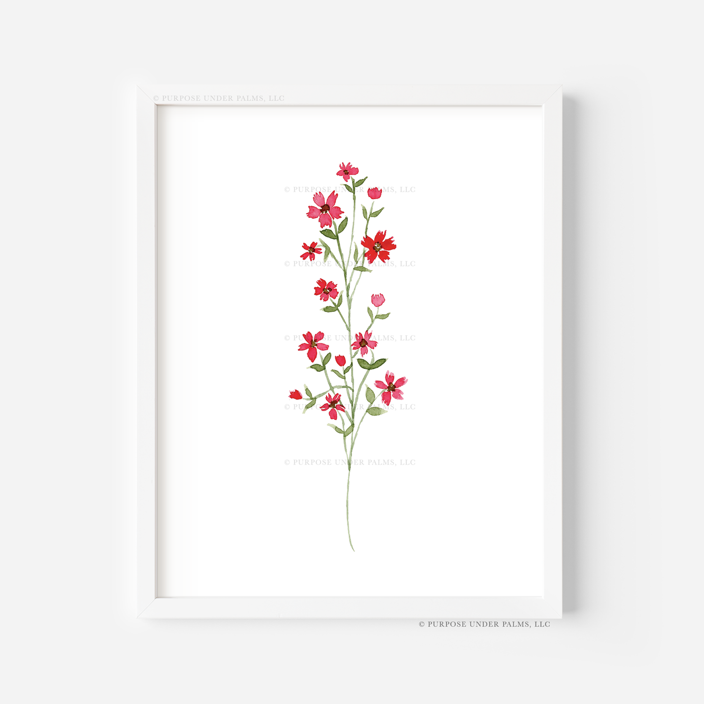mask flowers digital art print | digital download