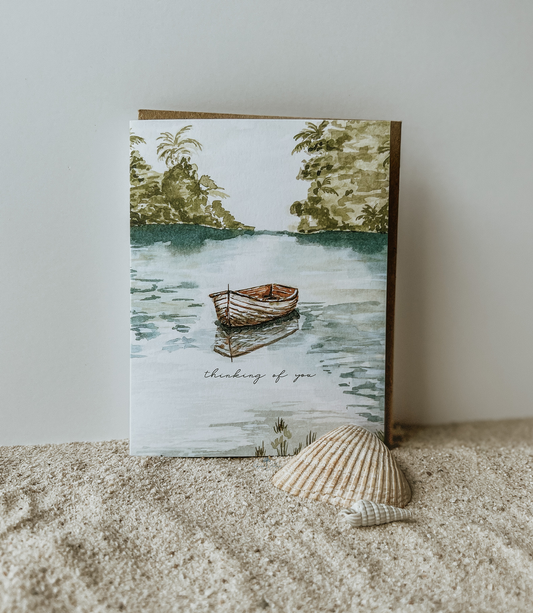 thinking of you saltwater solitude greeting card