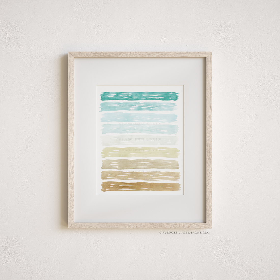 sea salt sand digital art print | digital download – Purpose Under Palms