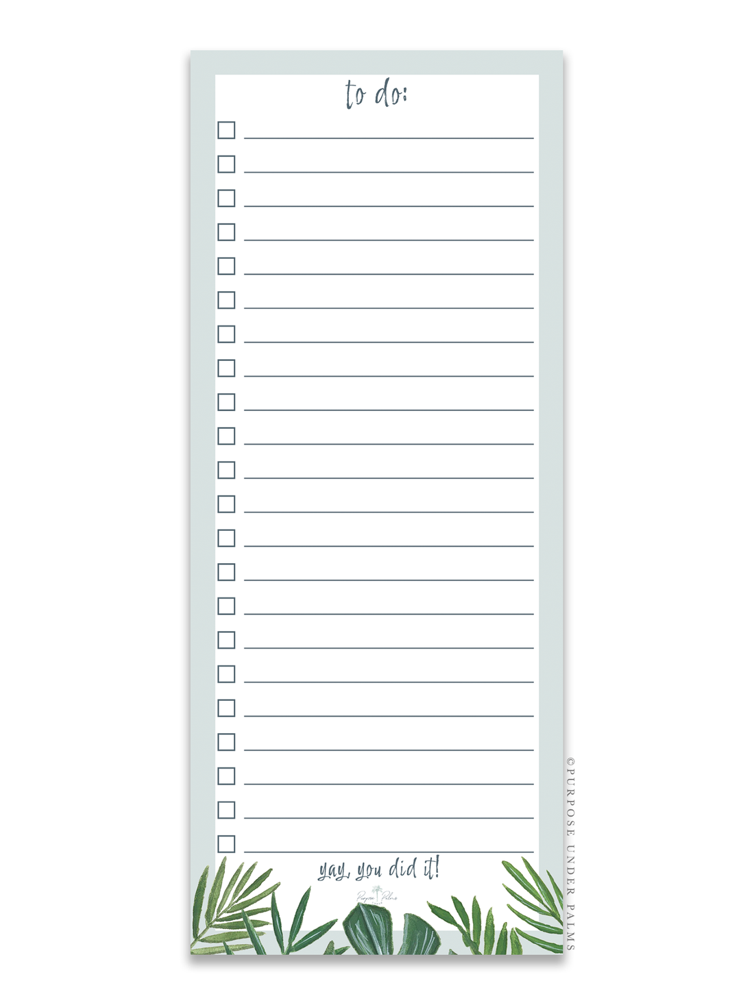 To Do List Notepad